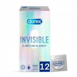DUREX Preservativo Invisível Extra Sensível 12 unidades