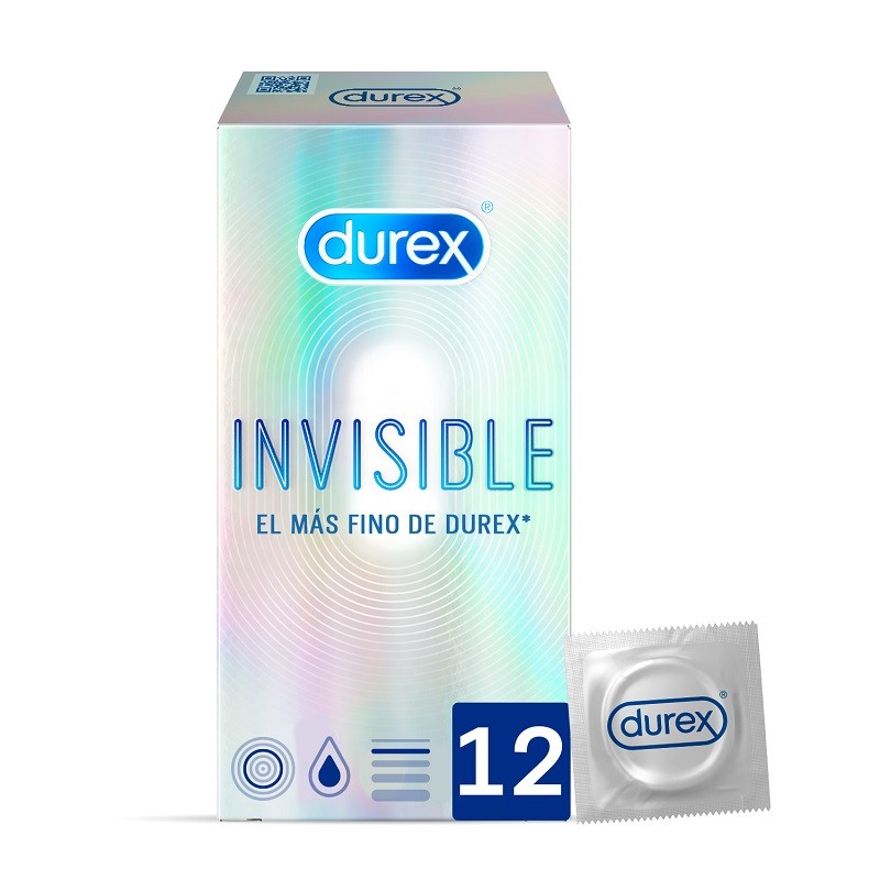 DUREX Préservatif Invisible Extra Sensible 12 unités