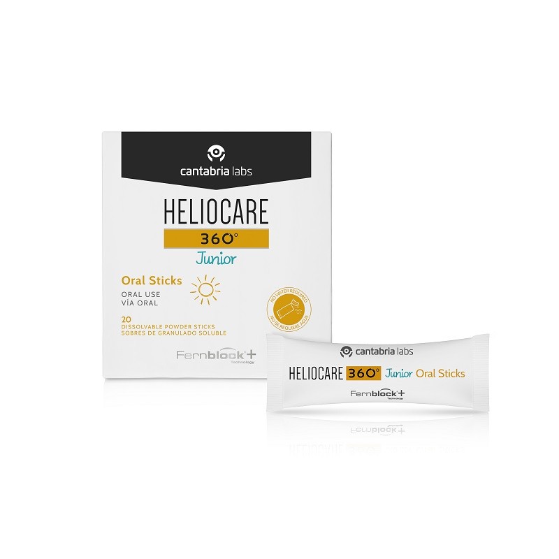 Heliocare 360º Junior Oral Sticks 20 Granulatumschläge