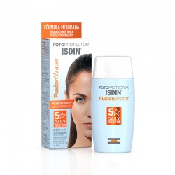 ISDIN Pack Live Young Rutina Hidratante: Fusion Water SPF 50 + Ampollas Hyaluronic Booster