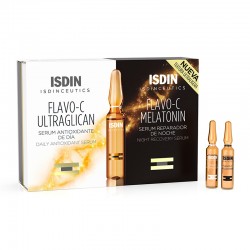 ISDIN Pack Foto Ultra Age Repair + Ampollas Flavo-C Día y Noche REGALO