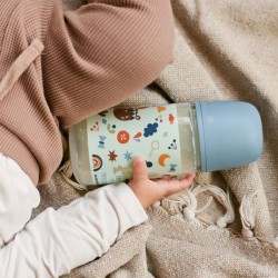 SUAVINEX Babyflasche 270 ml SX Pro Physiologischer Sauger Mittlerer Durchfluss (M) - Blue Forest