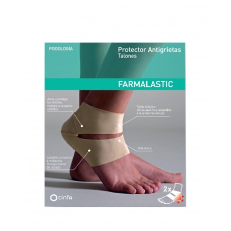 FARMALASTIC Anti-crack Heel Protector 2 Units