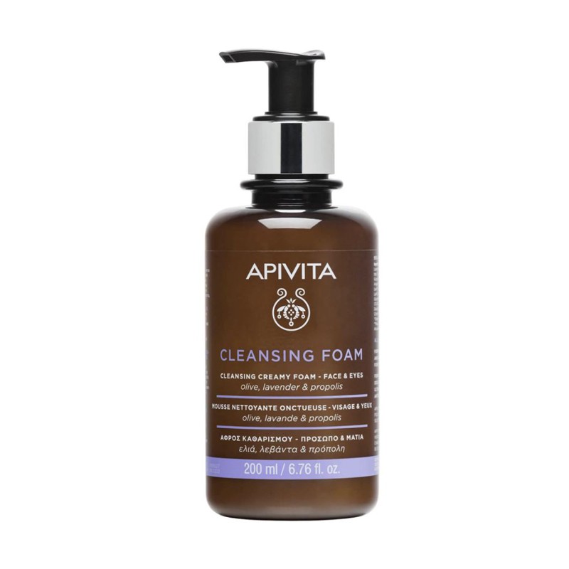APIVITA Crème Mousse Nettoyante Visage et Yeux 200 ml APIVITA Crème Mousse Nettoyante Visage et Yeux 200 ml