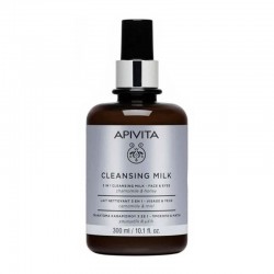 APIVITA Cleansing Milk 3 in 1 Face and Eyes 300ml