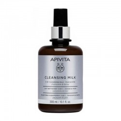 APIVITA Reinigungsmilch 3 in 1 Gesicht und Augen 300ml