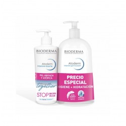 BIODERMA Pack Atoderm Intensive Baume 500ml + Moussant Gel 1l
