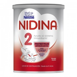 NIDINA 2 Leche de Continuación para Lactantes Pack Ahorro 4x800g