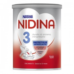 Pacote de oferta de leite de crescimento para bebês NIDINA 3 4x800g