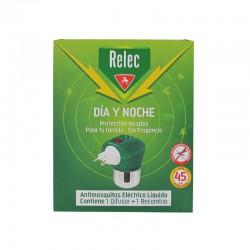 Difusor líquido diurno e noturno RELEC Electric Mosquito Killer +1 recarga