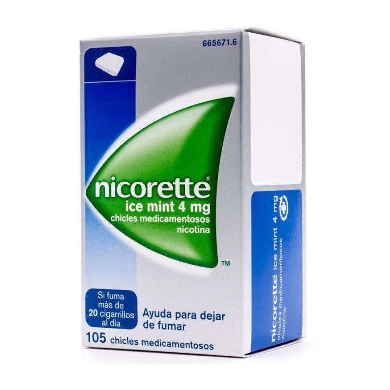 NICORETTE Ice Mint 4mg 105 Kaugummis NICORETTE Ice Mint 4mg 105 Kaugummis