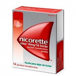 NICORETTE Clear 10mg/16h 14 Patchs Transdermiques