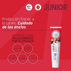 SEA4 Junior Dentifricio Al Gusto Fragola 75ml