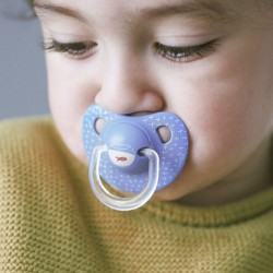 SUAVINEX Pacifier Anatomical Latex Teat 6-18M x2 (Blue and Pineapple)
