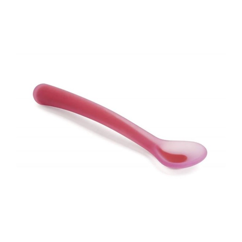 SUAVINEX Silicone Spoon for Baby Pink