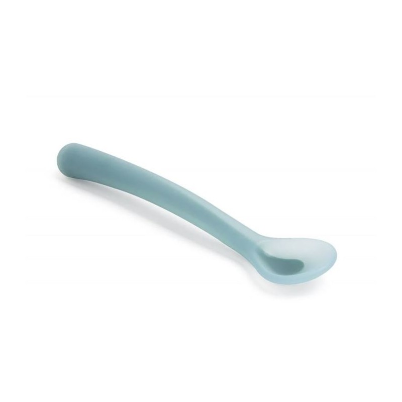 Colher de silicone para bebê SUAVINEX azul