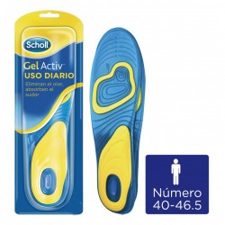 SCHOLL Gel Activ Insole Men's Daily Use Size 40 - 46.5
