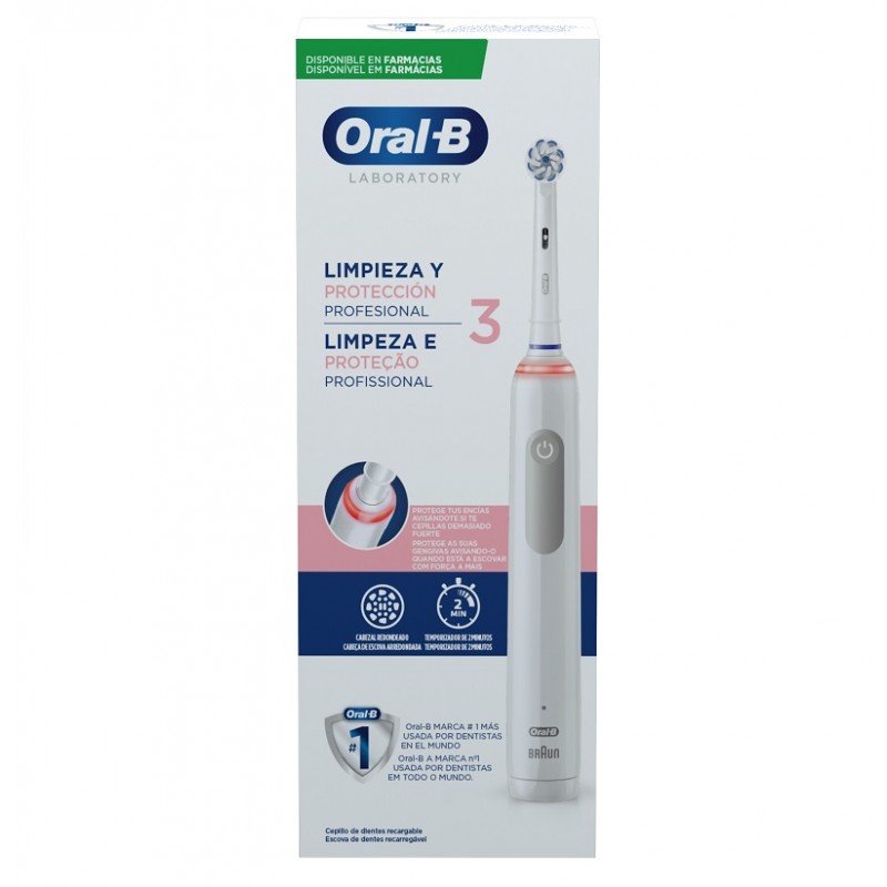 ORAL-B Escova de Dentes Elétrica de Limpeza Profissional 3 Laboratório