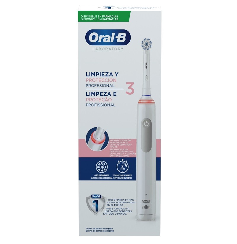 ORAL-B Cepillo Eléctrico Limpieza y Protección Profesional 3 Laboratory