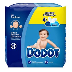 DODOT Baby Wipes 256 Wipes 4x64 Units VALUE PACK