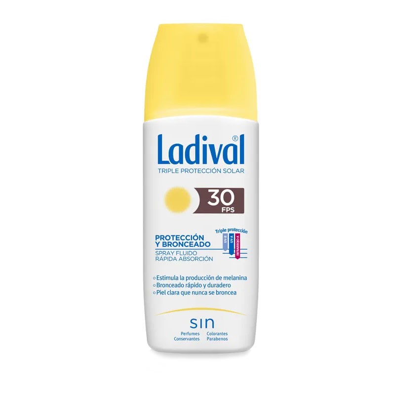 LADIVAL Protección y Bronceado SPF 30 Spray 150ml LADIVAL Protección y Bronceado SPF 30 Spray 150ml