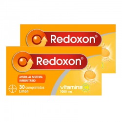 REDOXON Vitamina C Limão DUPLO 2x30 Comprimidos Efervescentes