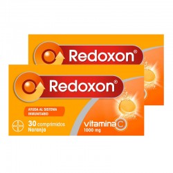 REDOXON Vitamine C Orange DUPLO 2x30 Comprimés Effervescents