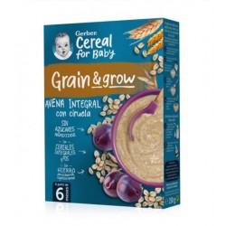 Papa de Aveia Integral com Ameixa GERBER +6 Meses 250g
