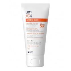LETI AT4 Gesichtsschutz für atopische Haut, LSF 50+, 50 ml