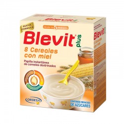 BLEVIT 8 Cereales con Miel Papilla 600g