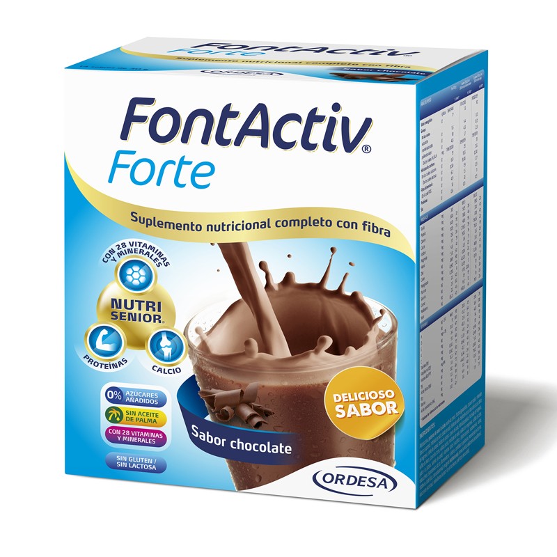 FONTACTIV Forte Saveur Chocolat 14 Enveloppes 30G