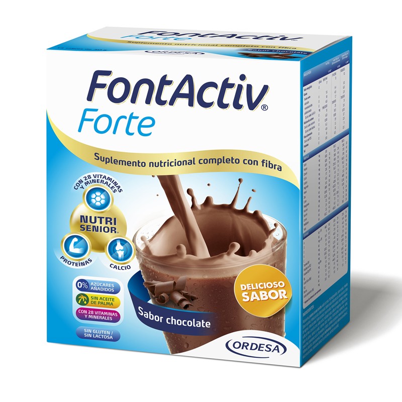 FONTACTIV Forte Schokoladengeschmack 14 Umschläge 30G