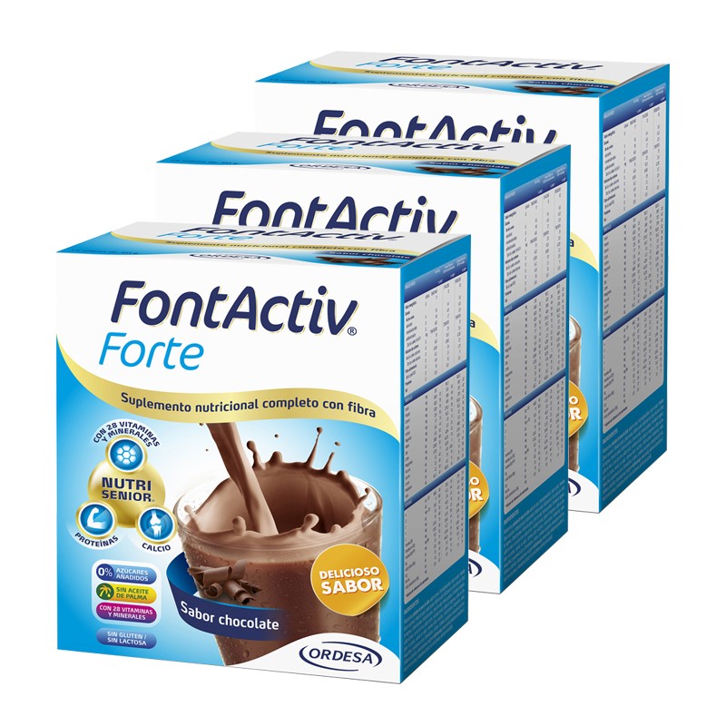 FONTACTIV Forte Saveur Chocolat 3x14 Enveloppes 30G