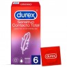 DUREX Preservativo Sensitivo Contacto Total 6 unidades