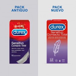 DUREX Preservativo Sensitivo Contacto Total 6 unidades