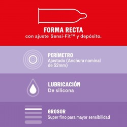 DUREX Preservativo Sensível Contato Total 6 unidades