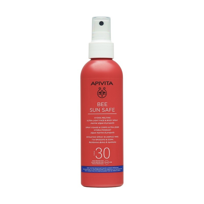 APIVITA Bee Sun Safe Ultralight Spray SPF30 Hydra Melting für Gesicht und Körper, 200 ml APIVITA Bee Sun Safe Ultralight Spray SPF30 Hydra Melting für Gesicht und Körper, 200 ml