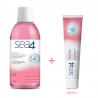 SEA4 Colutorio Encías 500ml + Pasta de Dientes Encías 75ml GRATIS