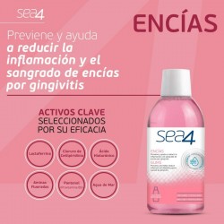 SEA4 Colutório de goma 500ml + Pasta de dente de goma GRÁTIS 75ml