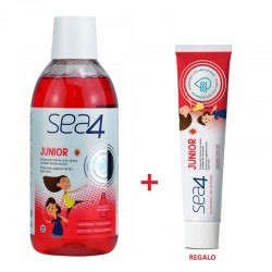 SEA4 Children's Mouthwash 500ml + Junior Toothpaste 75ml FREE