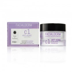 FACIALDERM C1 Anti-Aging and Anti-Stress Cream for Normal and Dry Skin 50ml