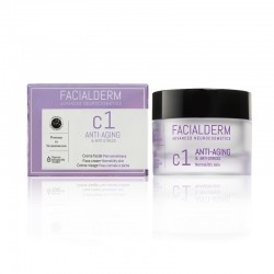 FACIALDERM C1 Creme Antienvelhecimento e Anti-Stress Pele Normal e Seca 50ml