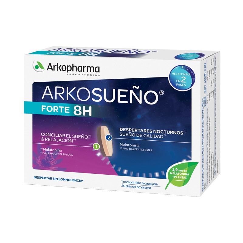 ARKOSUEÑO Forte 8H 30 Comprimidos