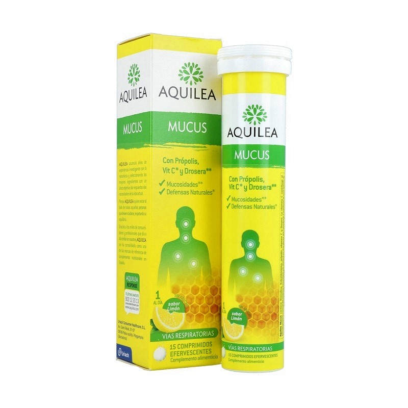 AQUILEA Mucus 15 Comprimés Effervescents