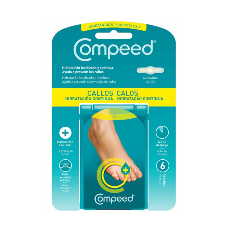 COMPEED Calluses Continuous Hydration 6 Dressings