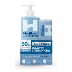 HALIBUT CuidAtopic Pack Loción Corporal 400ml + Crema Facial 50ml