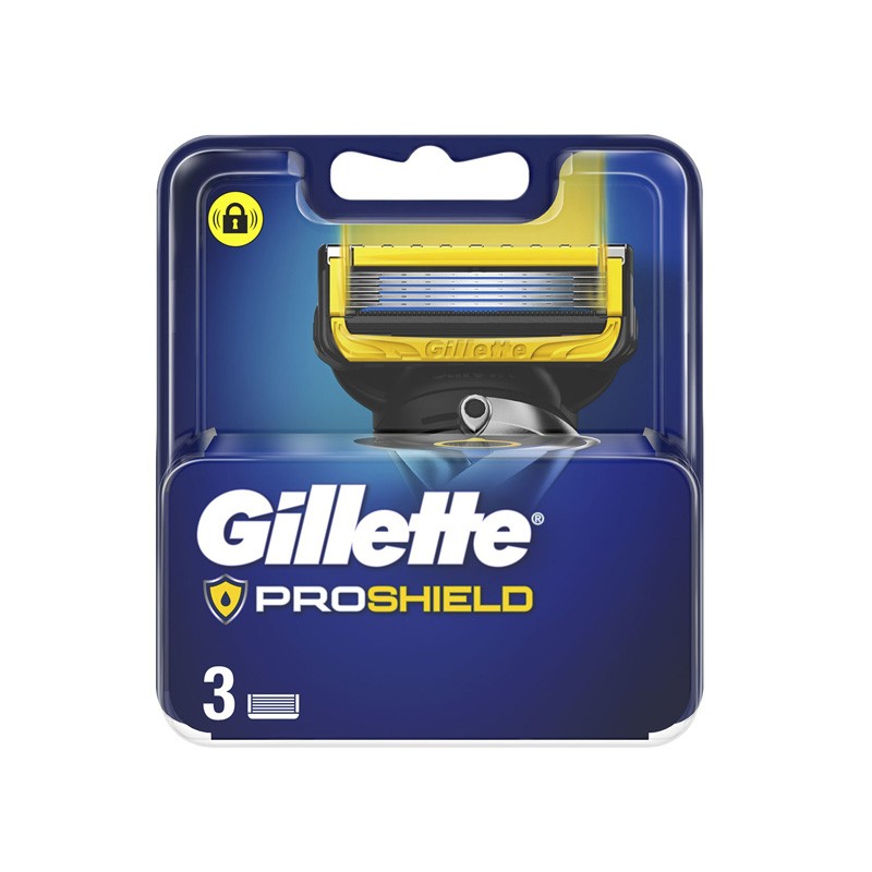 GILLETTE Fusion ProShield Remplacement 3 Lames de Rasoir