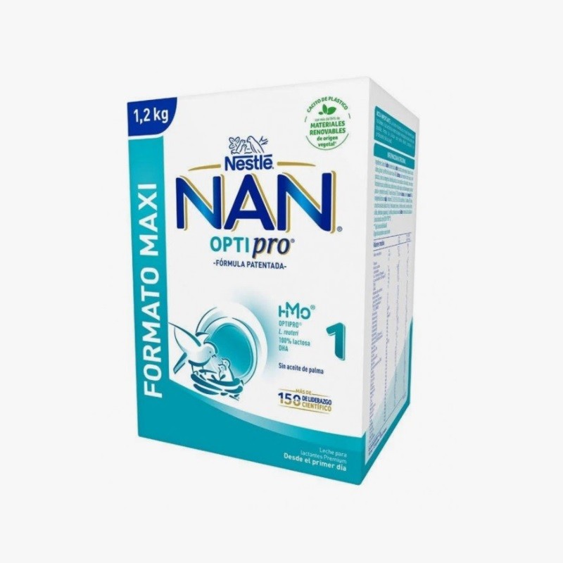 NAN OPTIPRO 1 Lait de démarrage pour nourrissons 1200gr FORMAT MAXI NAN OPTIPRO 1 Lait de démarrage pour nourrissons 1200gr FORMAT MAXI