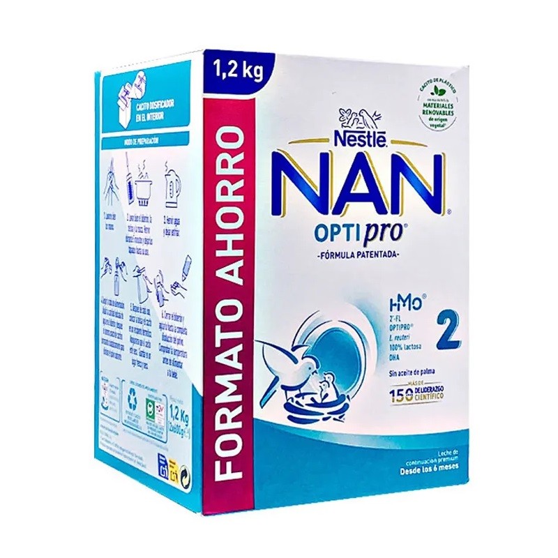 NAN OPTIPRO 2 Latte di proseguimento 1200gr FORMATO RISPARMIO NAN OPTIPRO 2 Latte di proseguimento 1200gr FORMATO RISPARMIO