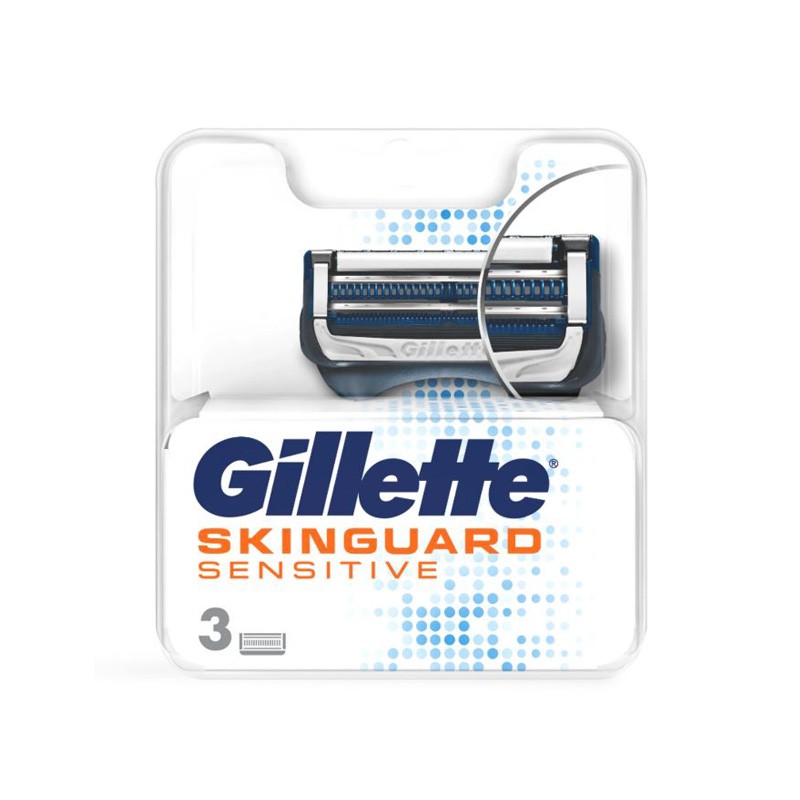 GILLETTE SkinGuard Sensitive Replacement 3 lâminas de barbear